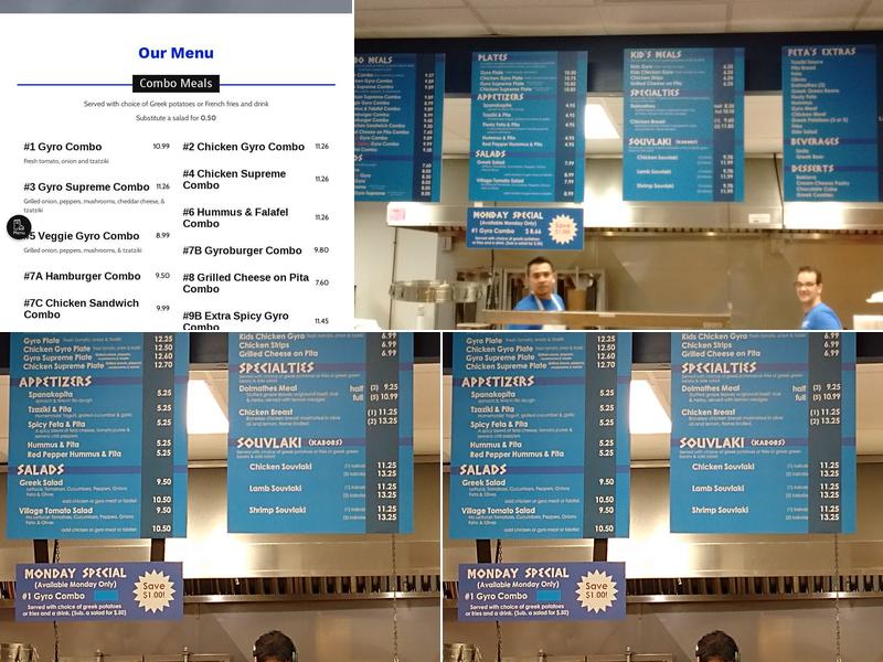 Feta's Gyros & Catering Menu