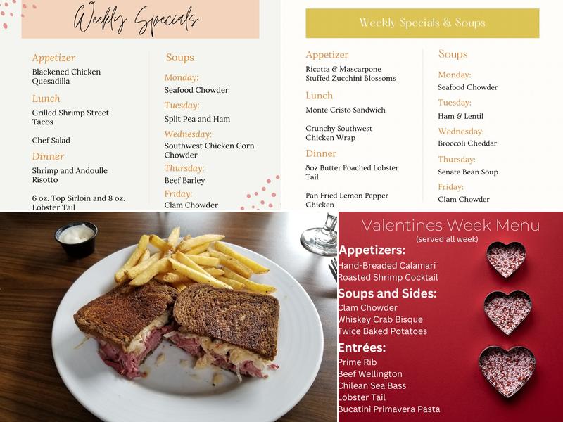 Dining On The Edge Menu