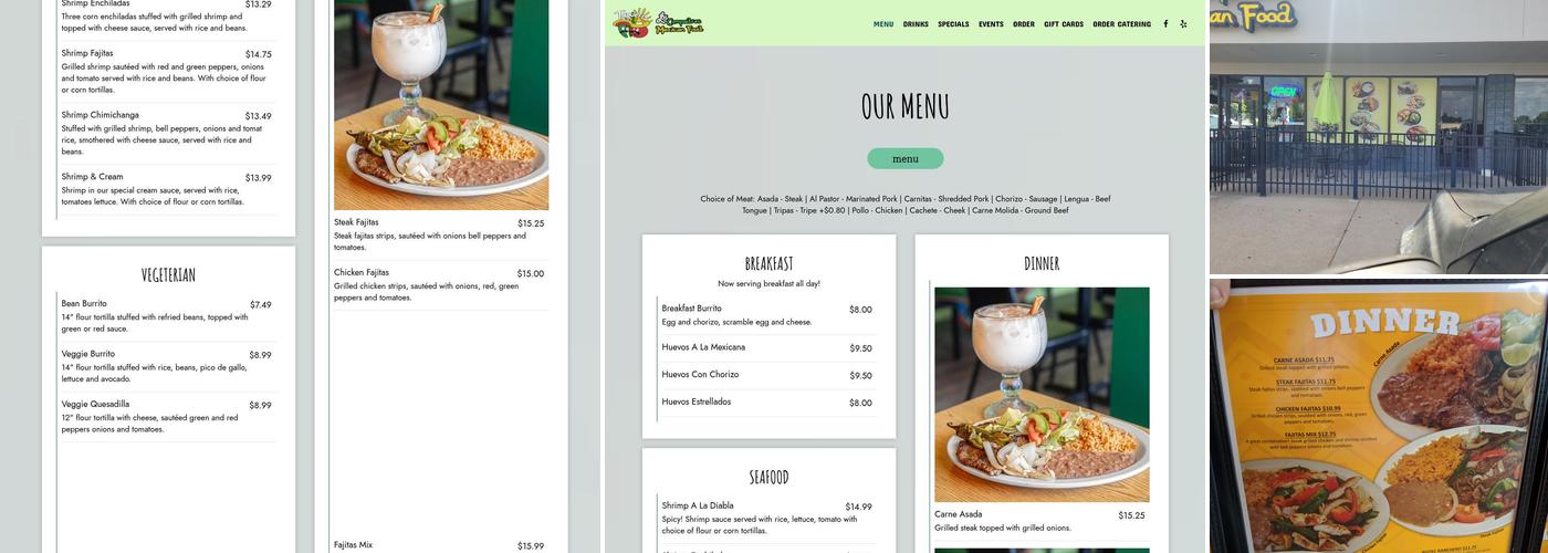Taqueria Los Compadres Menu