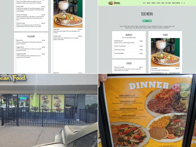 Taqueria Los Compadres Menu