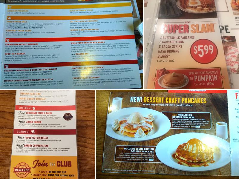 Denny's Menu