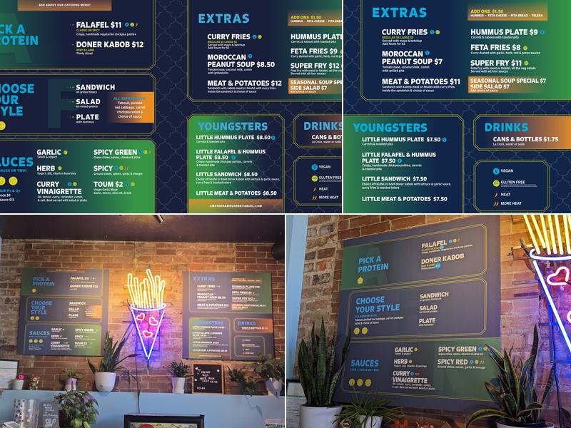 Amsterdam Falafel & Kabob Menu