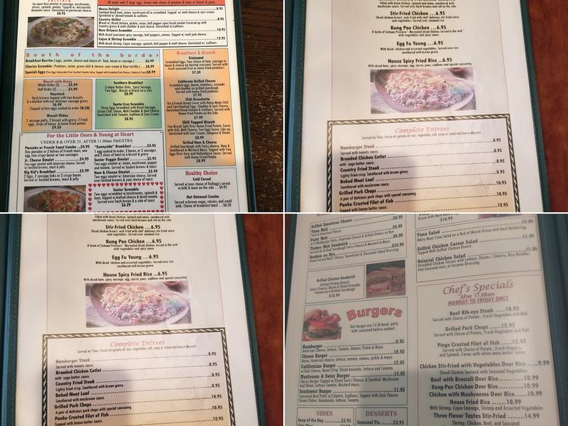 Popular Cafe Menu