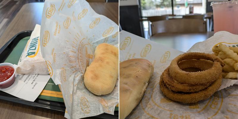 Runza Restaurant Menu