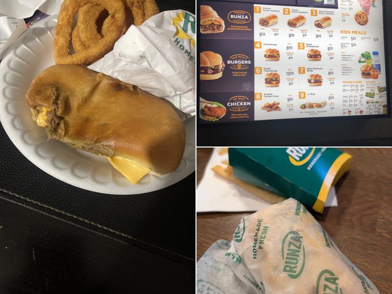 Runza Restaurant Menu