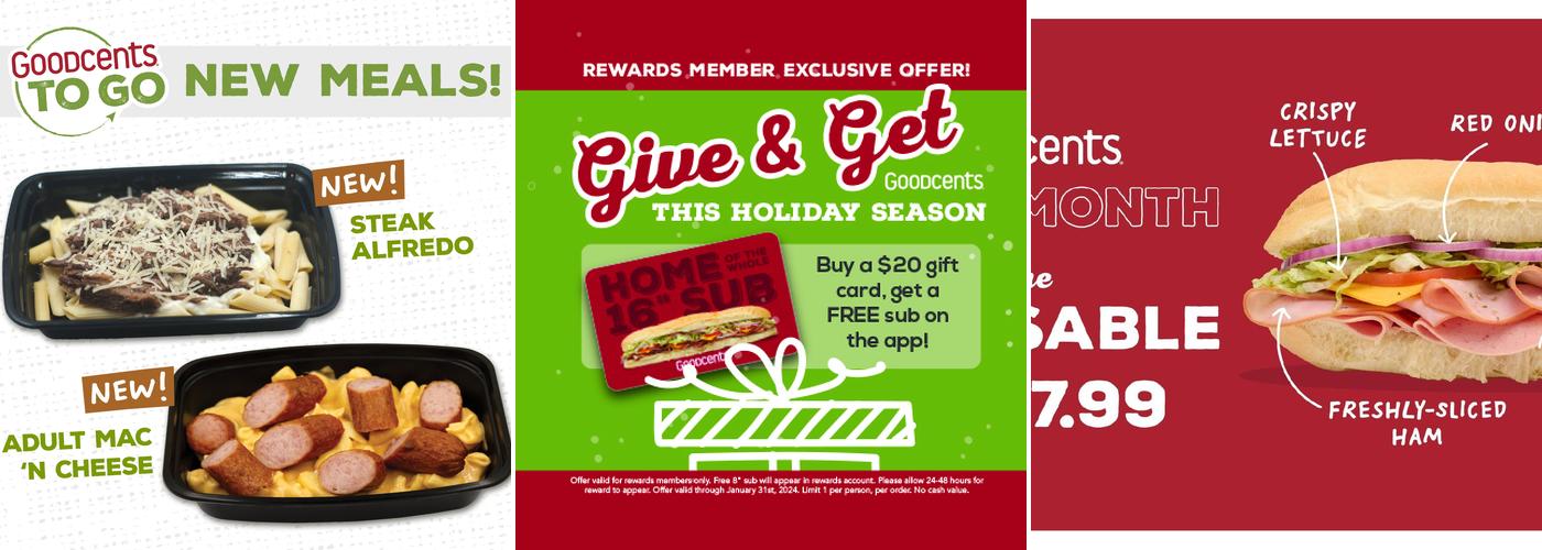 Goodcents Menu