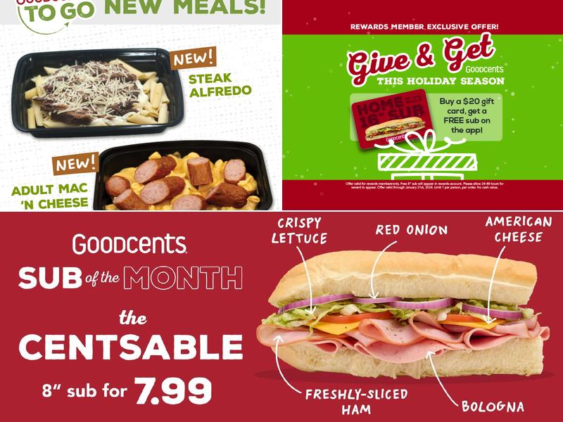 Goodcents Menu