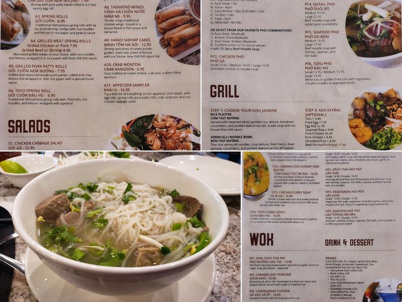 Phở Factory Menu