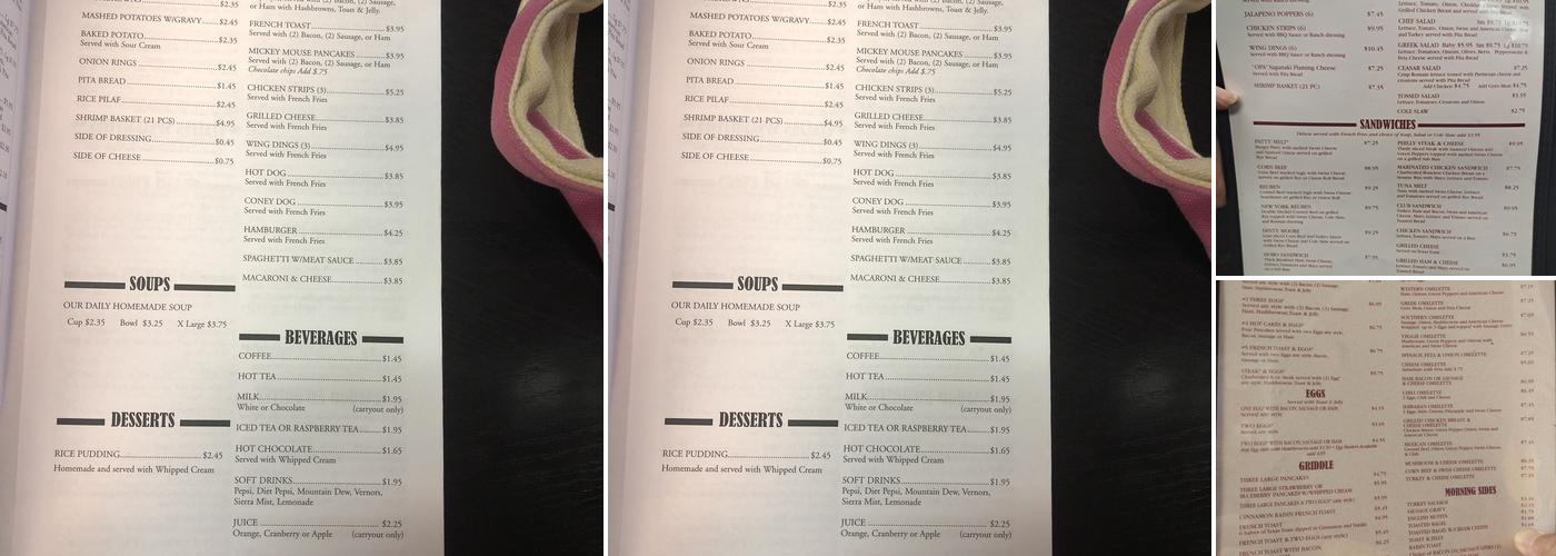 Romeo Coney Island Menu