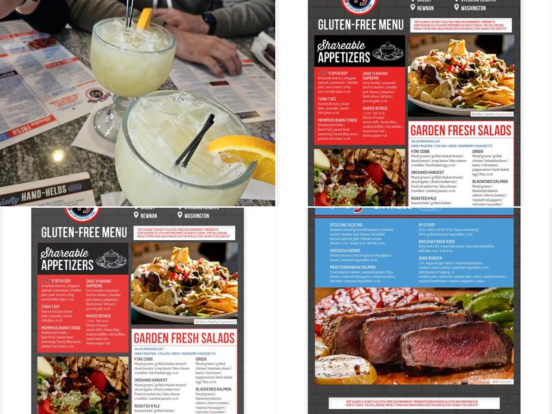 Art & Jakes Sports Grill Washington Twp MI Menu