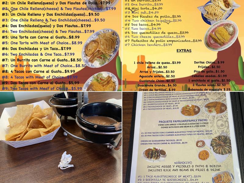Taqueria El Rey Menu