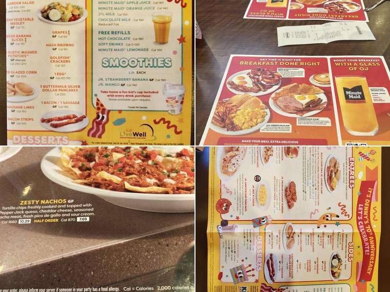 Denny's Menu