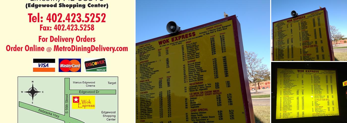 Wok Express Menu