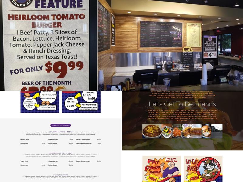 Fat Guy's Burger Bar Menu
