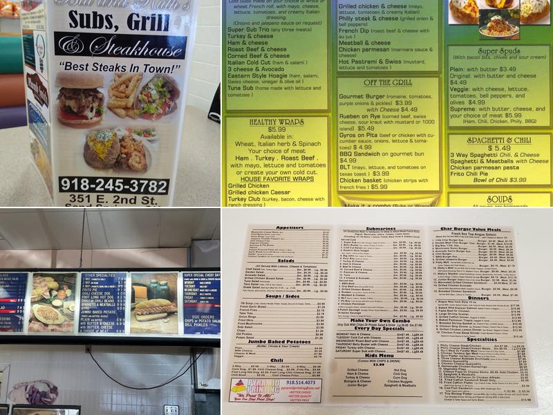 Bill & Ruth's Subs & Grill Menu