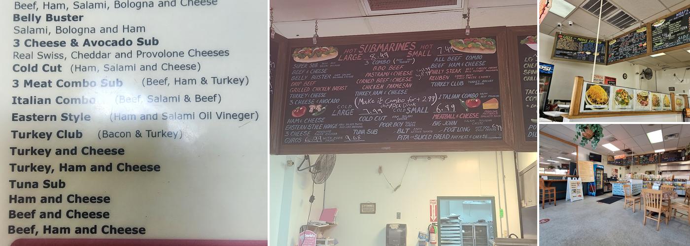 Bill & Ruth's Restaurant Menu