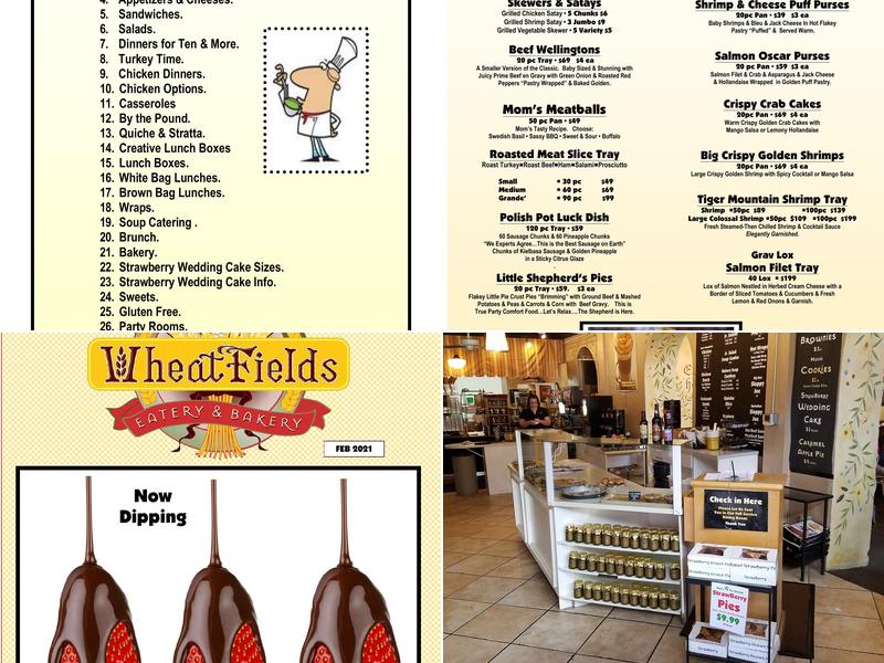 Wheatfields Express Menu