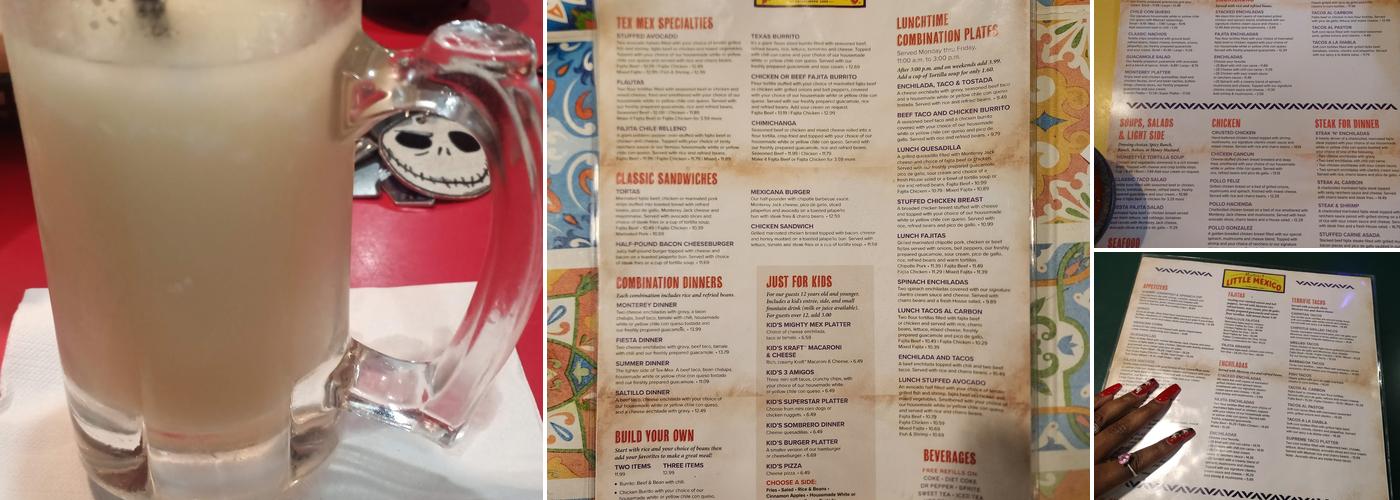 Monterey's Little Mexico Menu