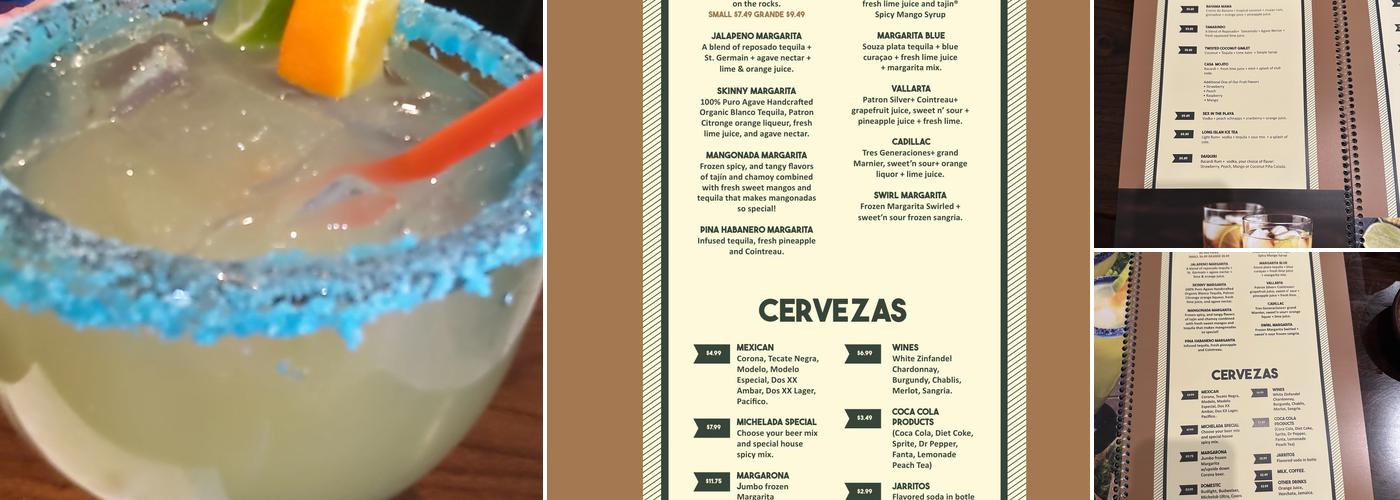 El Tequila Menu
