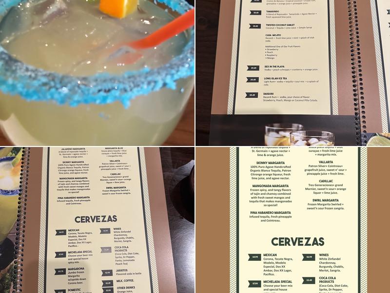 El Tequila Menu
