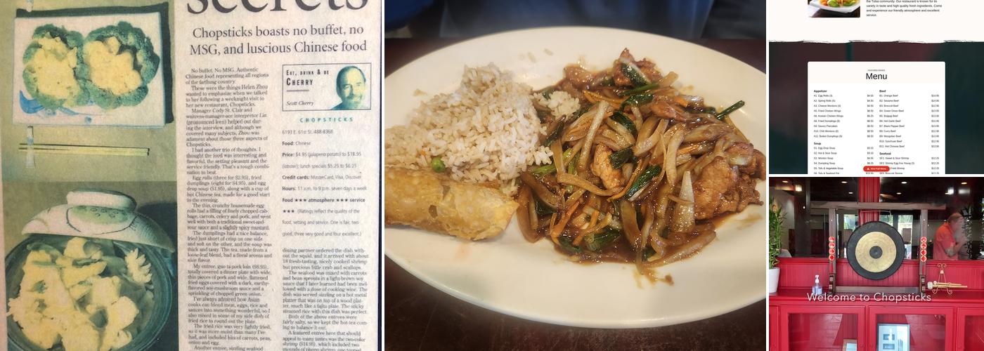 Chopsticks Menu