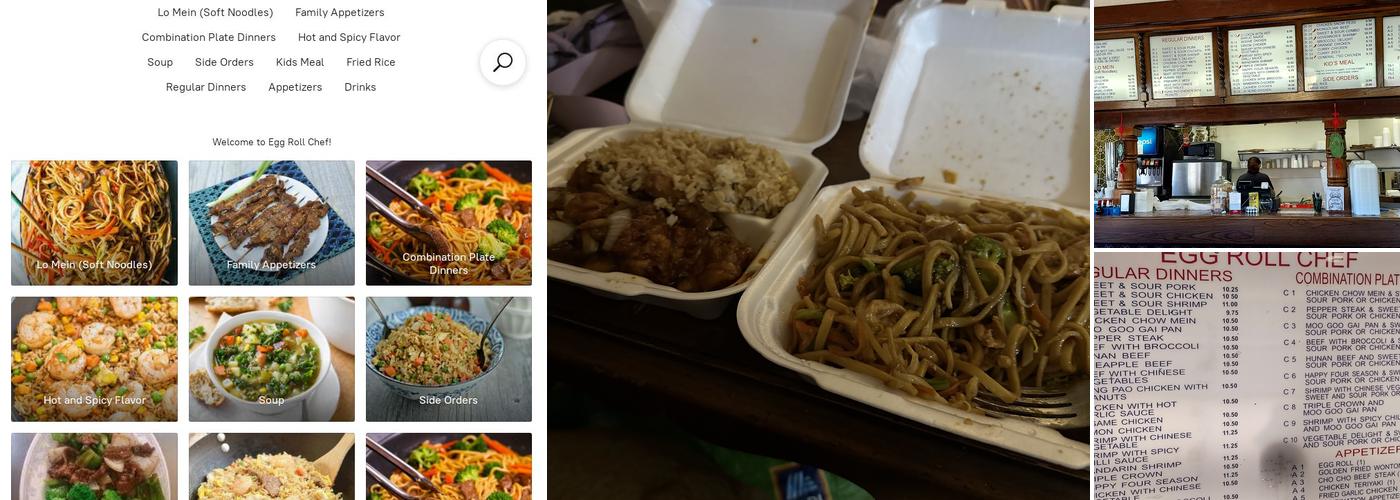 Egg Roll Chef Menu