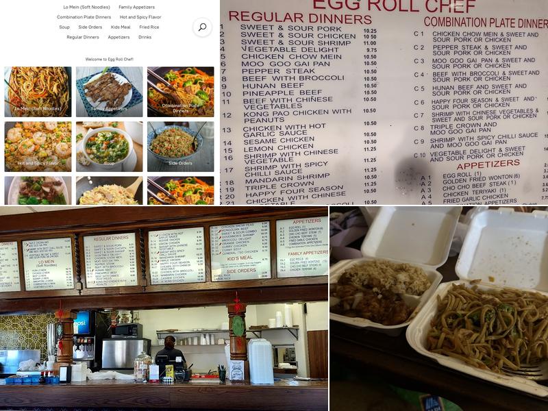 Egg Roll Chef Menu