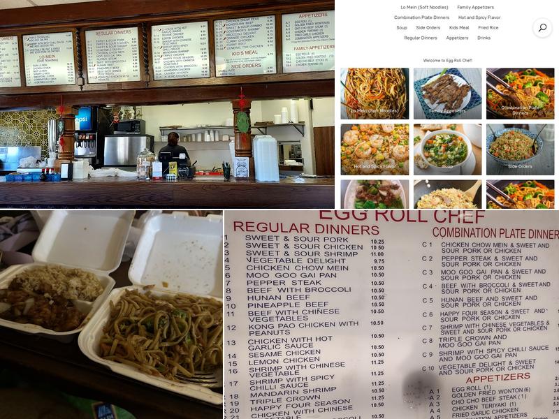 Egg Roll Chef Menu