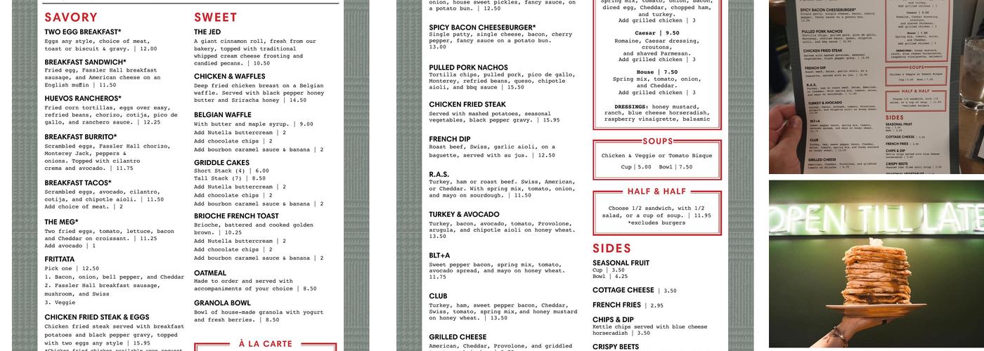 Dilly Diner Menu