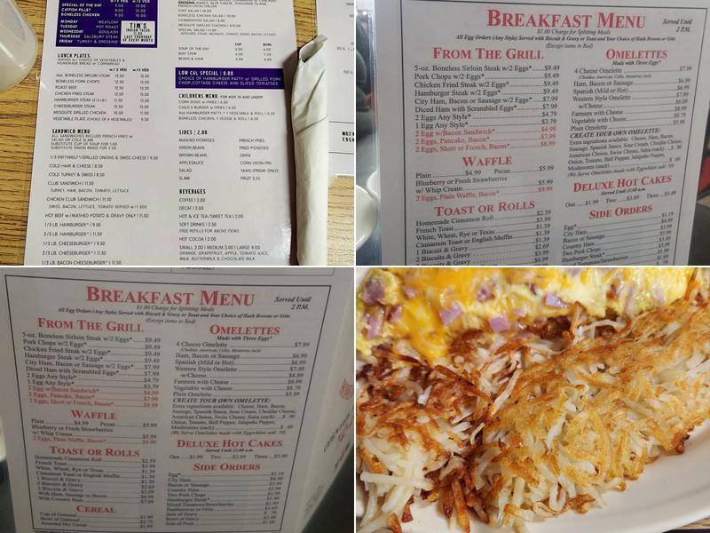 Tim's Midtown Diner Menu