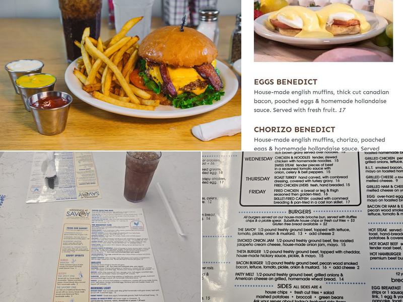 Savoy Menu