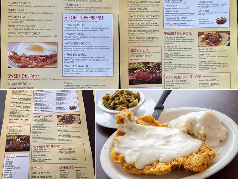 Brookside Diner Menu