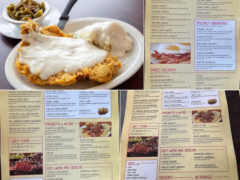 Brookside Diner Menu