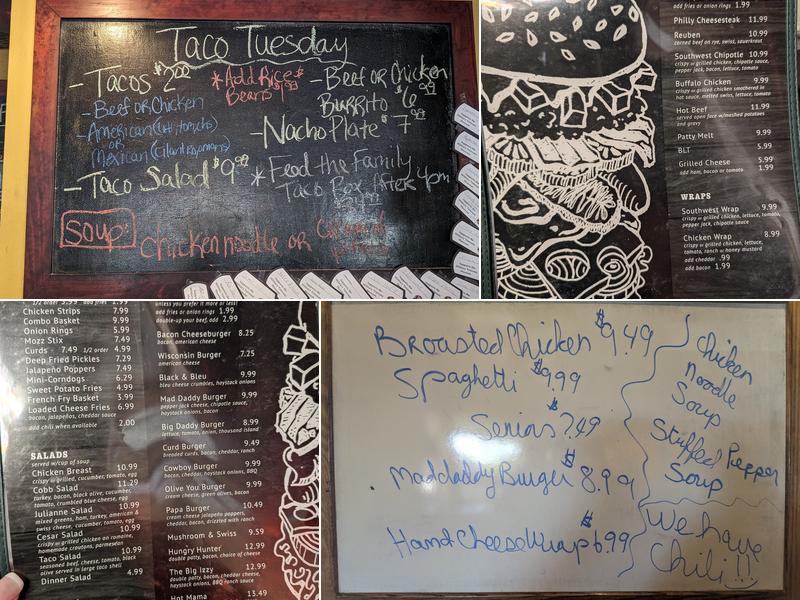 Izzy's Dockside Diner & Pub Menu