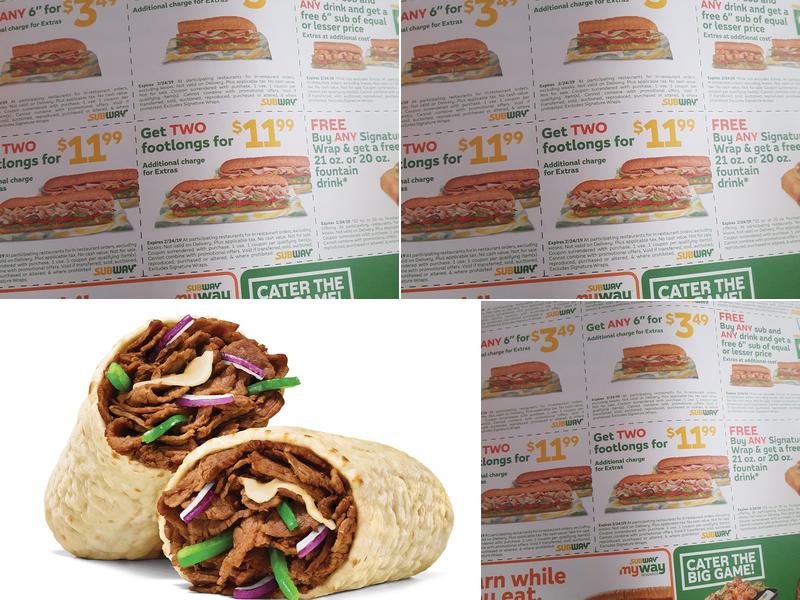 Subway Menu