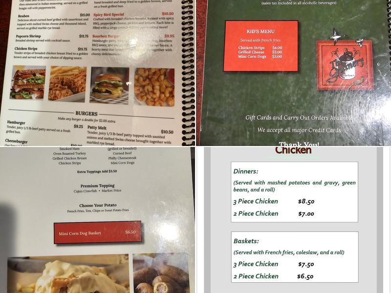 Grainery Menu