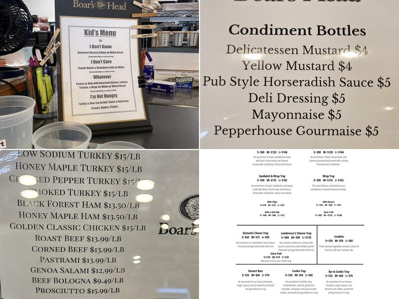 Lambrusco'z To Go Menu