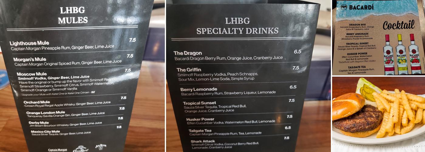 Lighthouse Bar & Grill Menu