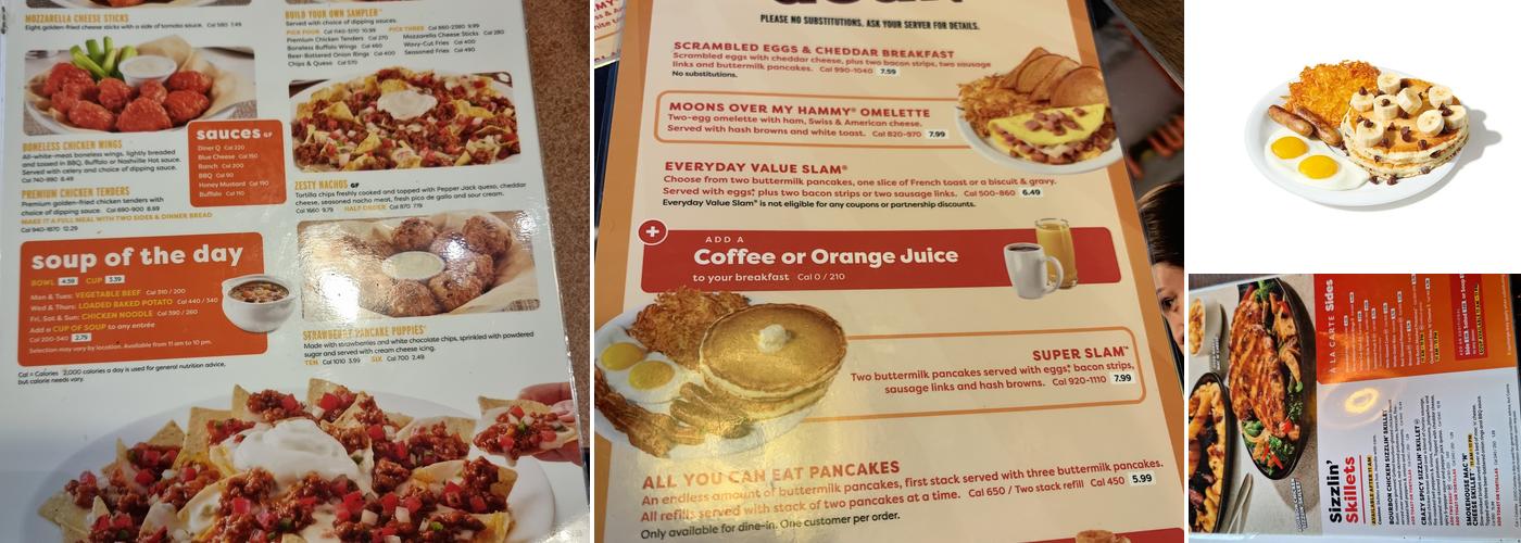 Denny's Menu