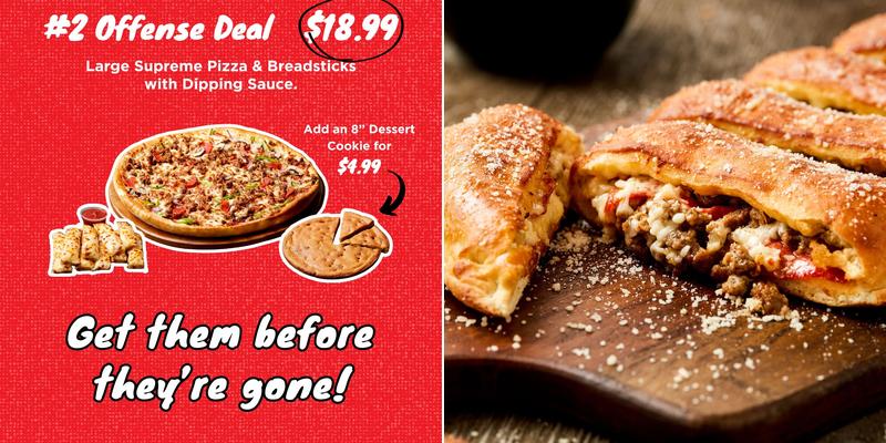 Simple Simon's Pizza Menu