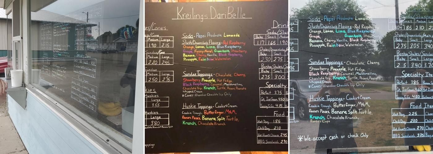 Dari Belle Menu