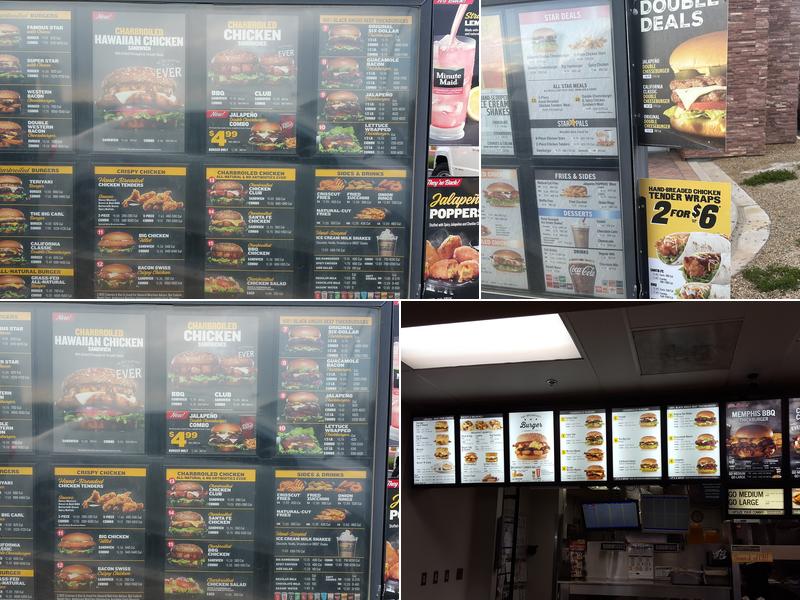 Carl’s Jr. Menu