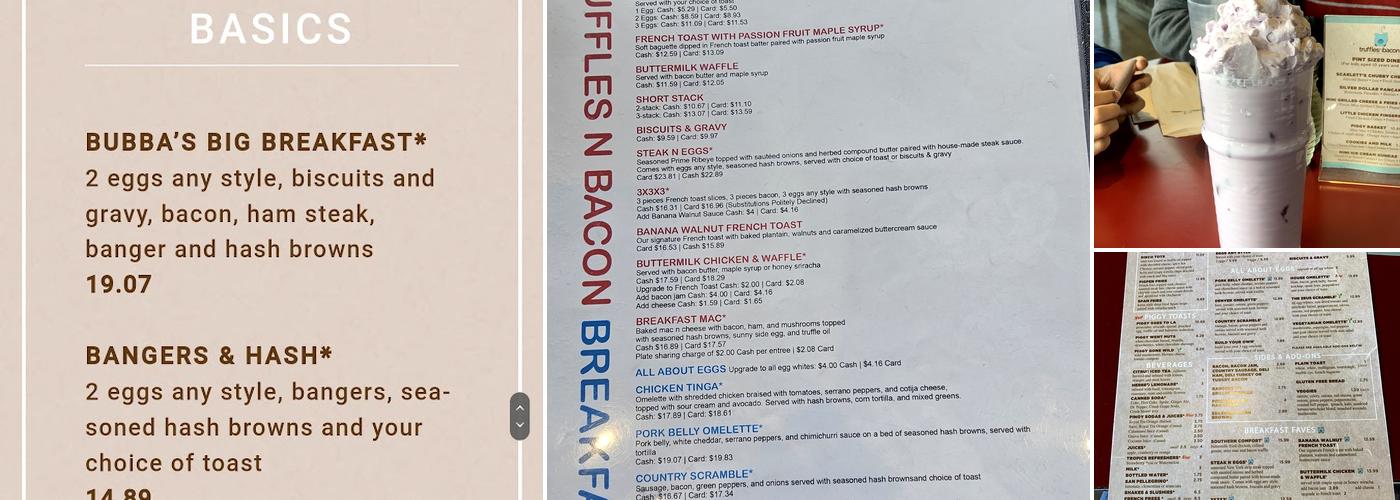 Truffles N Bacon Cafe Menu