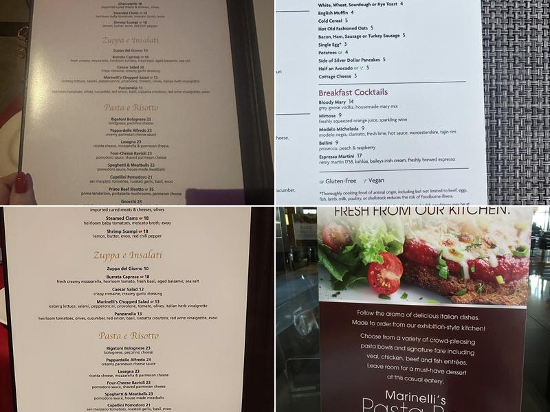 Marinelli's Authentic Italian Cuisine Menu
