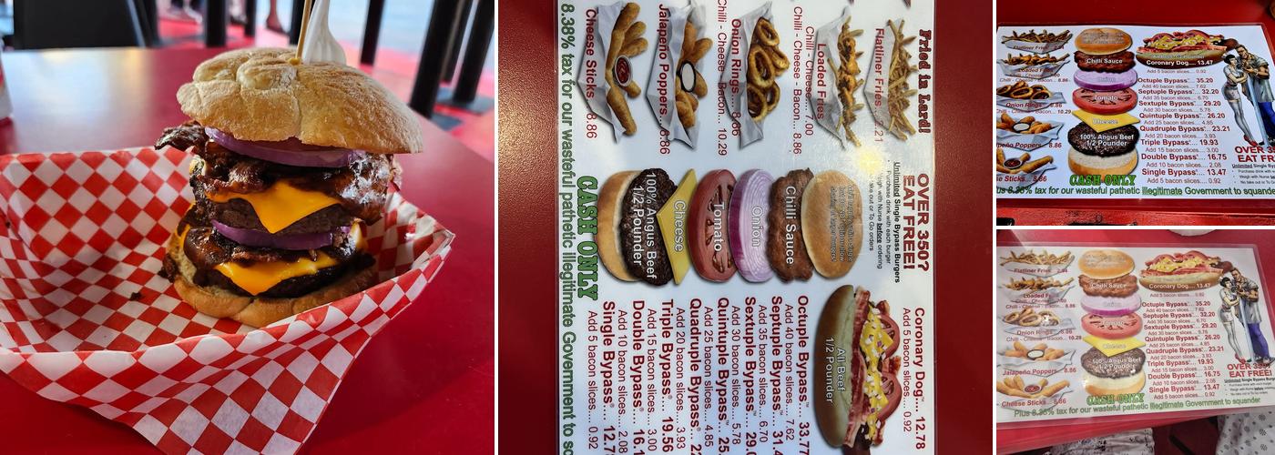 Heart Attack Grill Menu
