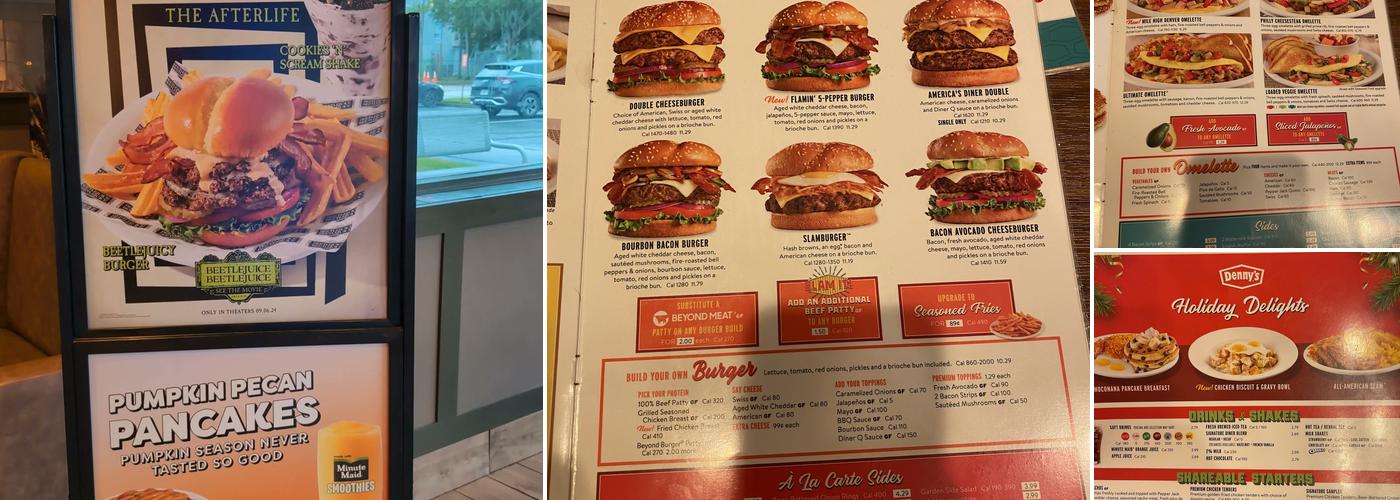 Denny's Menu