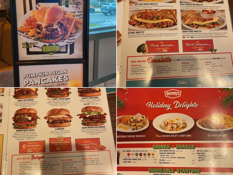 Denny's Menu
