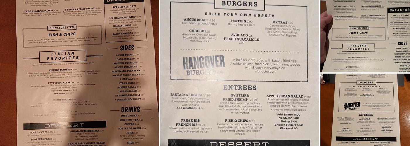 Village Pub & Cafe Menu