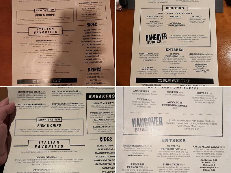 Village Pub & Cafe Menu