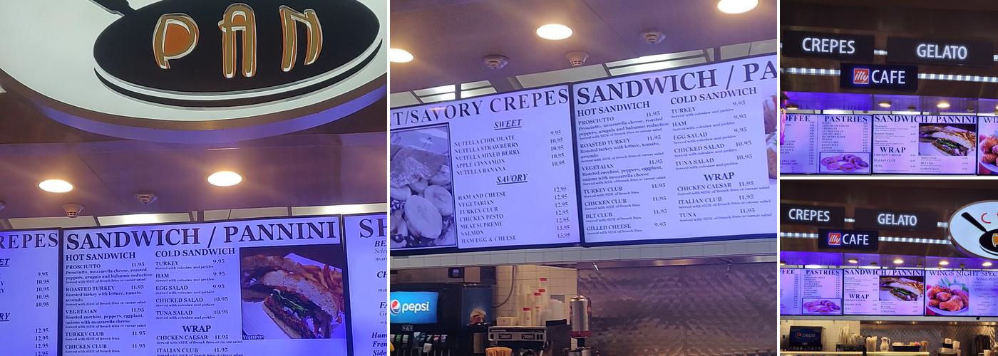 Cafe Pan Menu